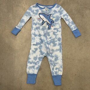 Kids Baby Shark Tie-Dye Sleeper | Size 12M | Good Condition